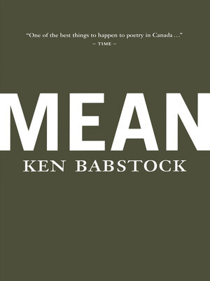 cover image of Mean